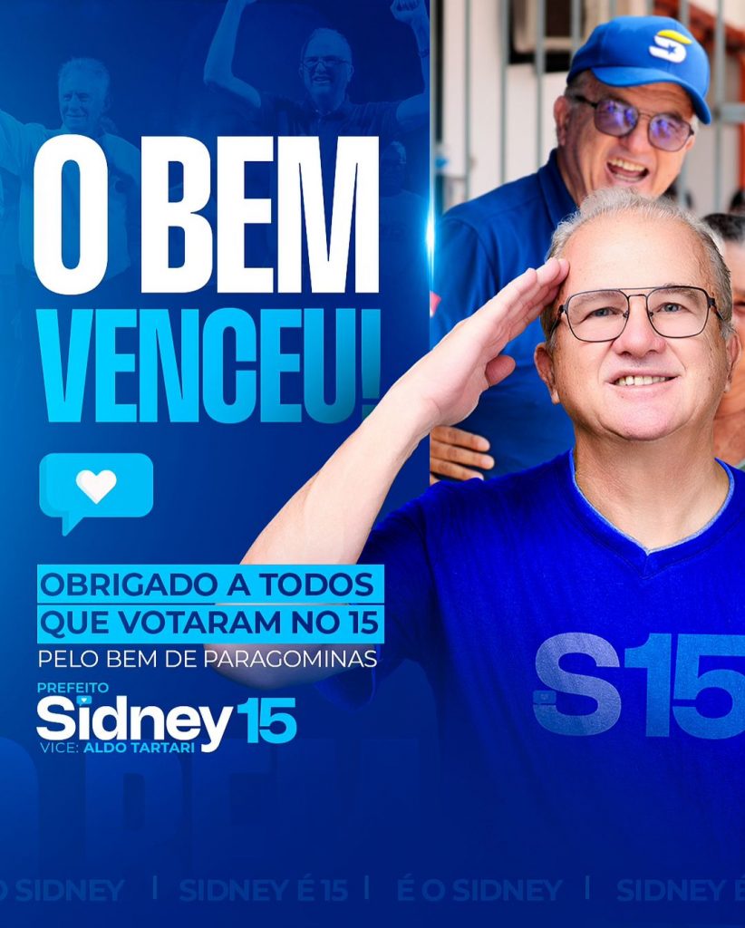 Sidney Rosa é o novo prefeito de Paragominas com ampla vantagem sobre adversário